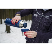 Термос с молотковой эмалью Арктика 0.75 л, синий 106-750-BL