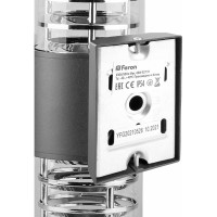 Садово-парковый светильник FERON DH0802 230V 2х60Вт серый 06299