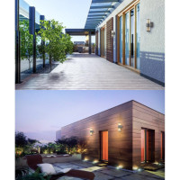 Садово-парковый светильник FERON DH0802 230V 2х60Вт серый 06299