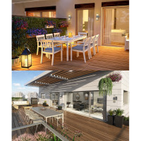 Садово-парковый светильник FERON DH0802 230V 2х60Вт серый 06299