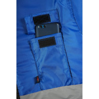 Зимний костюм с полукомбинезоном Мегрес-2 СОП Факел (ткань OxLine, 90) васильковый/черный; 52-54; 170-176 87468913.005