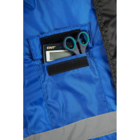 Зимний костюм с полукомбинезоном Мегрес-2 СОП Факел (ткань OxLine, 90) васильковый/черный; 52-54; 170-176 87468913.005