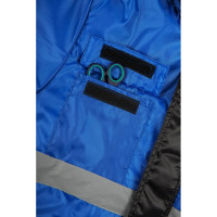 Зимний костюм с полукомбинезоном Мегрес-2 СОП Факел (ткань OxLine, 90) васильковый/черный; 52-54; 170-176 87468913.005