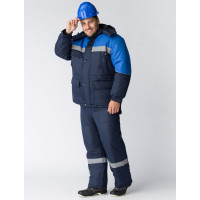 Зимний костюм Факел Сибер СОП, темно-синий/васильковый, р. 64-66, рост 170-176 87468920.011