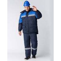 Зимний костюм Факел Сибер СОП, темно-синий/васильковый, р. 64-66, рост 170-176 87468920.011