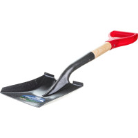 Укороченная совковая лопата Землеройка 0118-ЧР