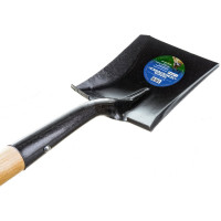 Укороченная совковая лопата Землеройка 0118-ЧР
