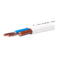 Провод ККЗ ПВС 2x2,5, белый, 01-8036-3100 м  KKZ40-00006929