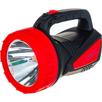 Фонарь ЯРКИЙ ЛУЧ S-250A аккум. св/диод. прожектор, 2 режима 100/250лм, прорезин.корпус, ЗУ 220В 4606400001324