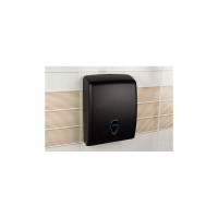 Диспенсер для бумажных полотенец Nofer черный 04020.N