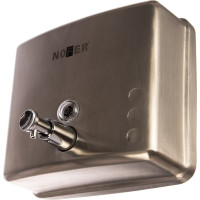 Диспенсер для мыла Nofer нержавеющая сталь матовый 1200 мл квадратный 03004.S