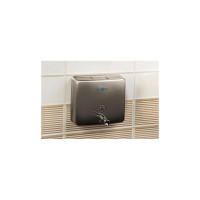 Диспенсер для мыла Nofer нержавеющая сталь матовый 1200 мл квадратный 03004.S