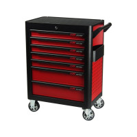 Тележка инструментальная (7 секций, красная, на колесах) JTC S1068