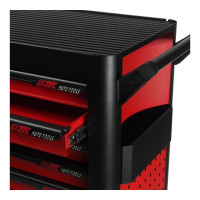 Тележка инструментальная (7 секций, красная, на колесах) JTC S1068