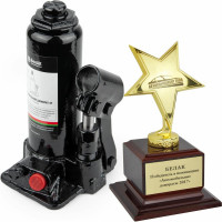 Домкрат БелАК 4 т, TUV, 2 клапана БАК.00028