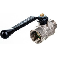 Шаровый кран Н/В Ду-25 /1" ручка черная Bugatti OREGON 03050074