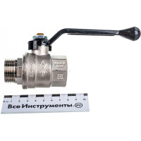 Шаровый кран Н/В Ду-25 /1" ручка черная Bugatti OREGON 03050074