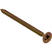 Шуруп, жёлтый цинк Крепежная техника 3,5х50 500шт 431330 БК