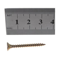 Шуруп, жёлтый цинк Крепежная техника 4,0х35 850шт 431342 БК