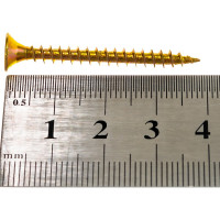 Шуруп, жёлтый цинк Крепежная техника 4,0х40 650шт 431344 БК