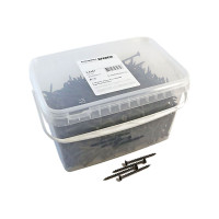 Саморез Качественный Крепеж 3,5х51 потай, крупная резьба, оксид 930 шт 2000369 КЧ