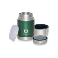 Термос для еды Арктика с супер-широким горлом, 0.8 л, зеленый 306-800A-GN