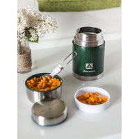 Термос для еды Арктика с супер-широким горлом, 0.8 л, зеленый 306-800A-GN