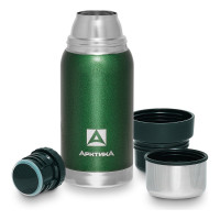 Термос Арктика 0.5л, с молотковой эмалью, зеленый 106-500-GN