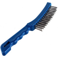 Кордщетка (ручная, 3-рядная, стальная, 280 мм) КОБАЛЬТ 248-641