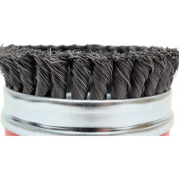 Щетка чашечная усиленная (125 мм; М14; витая 0.5 мм) для УШМ Elitech 1820.075600