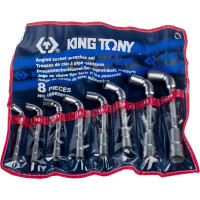 Набор торцевых L-образных ключей KING TONY 8-19 мм 1808MR