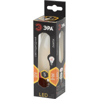 Светодиодная лампа ЭРА F-LED B35-5W-827-E14 gold филамент, свеча золото, теплый Б0027939
