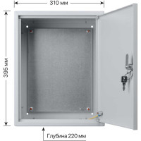 Щит с монтажной панелью TDM ELECTRIC ЩМП-1-0 SQ0905-0059