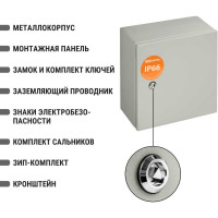 Щит с монтажной панелью ЩМП-3.3.15 IP66 300х300х150 TDM ELECTRIC SQ0905-1005