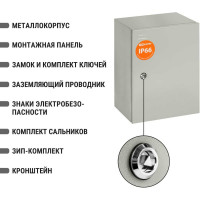 Щит с монтажной панелью ЩМП-4.3.2-0 IP66 TDM ELECTRIC SQ0905-1004