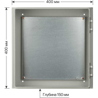 Щит с монтажной панелью ЩМП-4.4.1-0 IP66 400х400х150 TDM ELECTRIC SQ0905-0078