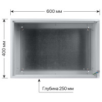 Щит с монтажной панелью ЩМП-4.6.2-0 400х600х250 TDM SQ0905-0063
