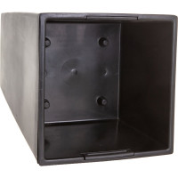 Кашпо для цветов Prosperplast Urbi square 49 л, антрацит, 2 предмета DURS325-S433