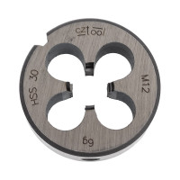 Плашка Bucovice Tools M 12 Шаг 1.75 HSS 38x14мм 240120