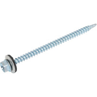 Кровельный саморез с шайбой EPDM Kenner цинк 4,8х80 100шт ск4880ф