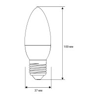 Светодиодная лампа 7Вт 220В Camelion LED7-C35/830/E27 12077