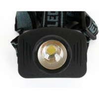Налобный фонарь Ultraflash LED5354 серый, 1Вт LED, ZOOM, 3 режима, 3XR03, пластик, коробка 11549