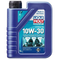 НС-синтетическое моторное масло для лодок LIQUI MOLY Marine 4T Motor Oil 10W-30 SL 1л 25022