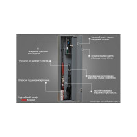 Оружейный шкаф Onix Корнет 60975