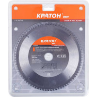 Диск пильный универсальный Кратон 250x32x2,9 мм 80Т в комплекте переходное кольцо 32x25,4 мм 1 06 04 013