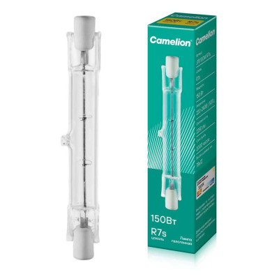 Линейная галогенная лампа J 150W L=78mm 220V 2000 часов Camelion 2933