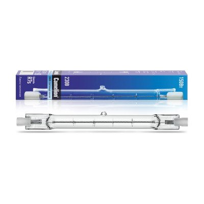 Линейная галогенная лампа J 150W L=118mm 220V 2000 часов Camelion 2934