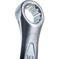 Ключ ПРОФИ (гаечный, комбинированный, CrV) 6мм Biber 90661 тов-155267