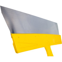 Фасадный шпатель (450 мм, нержавеющая сталь, желтая ручка) Biber МАСТЕР 35179 тов-176006