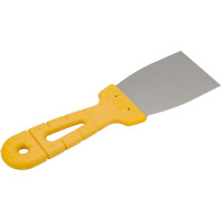 Фасадный шпатель (60 мм, нержавеющая сталь, желтая ручка) Biber МАСТЕР 35172 тов-175999